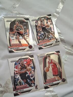 Panini Prizm Monopoly Basketball Card Lot - Silver, White, Red, Black